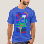 T-shirt Art Abstrait Coloré 12 (Devant)