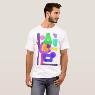 T-shirt Art Abstrait Coloré 14