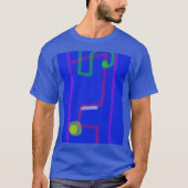T-shirt Art Abstrait Coloré 3 (Devant)
