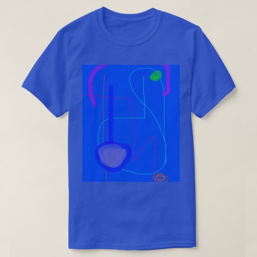 T-shirt Art Abstrait Coloré 4 (Design devant)