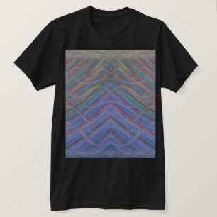 T-shirt Art abstrait coloré unique P40M