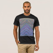 T-shirt Art abstrait coloré unique P40M (Devant entier)