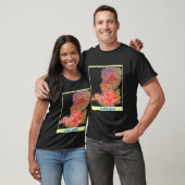 T-shirt Art Abstrait de Poulet Original (Unisexe)