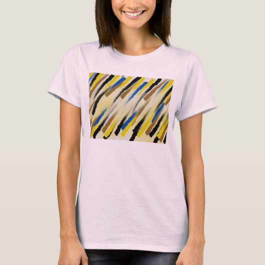 T-Shirt art abstrait funky (Devant)