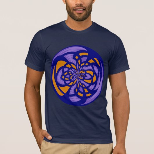 T-shirt Art abstrait moderne rétro 3 (Devant)