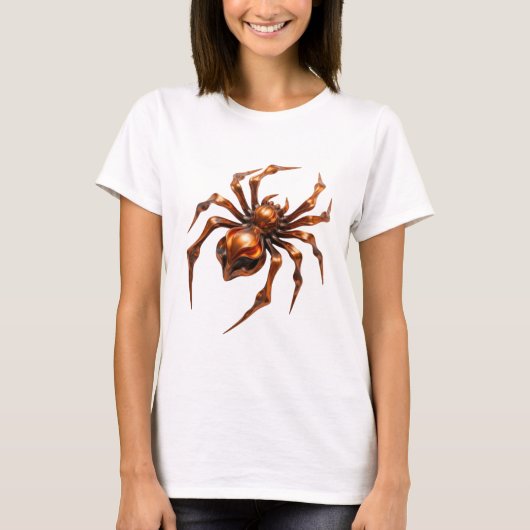 T-shirt Art abstrait orange COOL Design moderne (Devant)