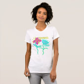 T-shirt Art Abstrait original à porter (Devant entier)