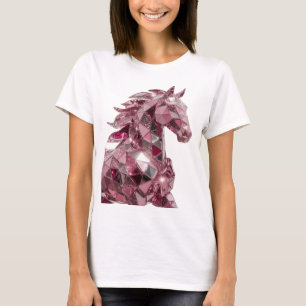 T-shirt Art abstrait rose DESIGN MODERNE