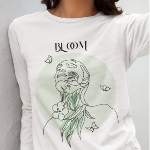T-shirt Art Abstrait, Tons Terre
