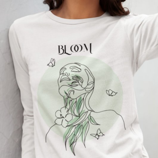 T-shirt Art Abstrait, Tons Terre