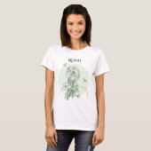 T-shirt Art Abstrait, Tons Terre (Devant entier)
