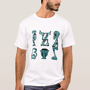 T-shirt Art africain abstrait moderne contemporain