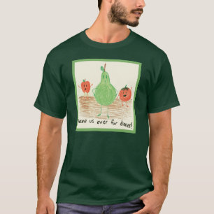 T-shirt Art alimentaire pour enfants, vert