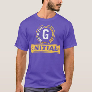 T-shirt Art alphabétique par Viralfont Lettre G