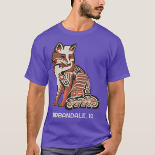 T-shirt Art amérindien tribal rouge pour Urbandale