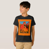 T-shirt Art animal africain (Devant entier)
