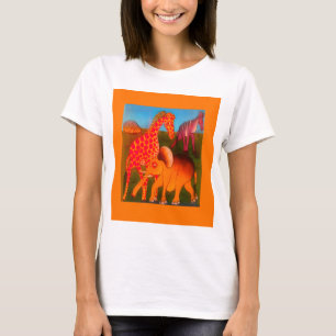 T-shirt Art animal africain