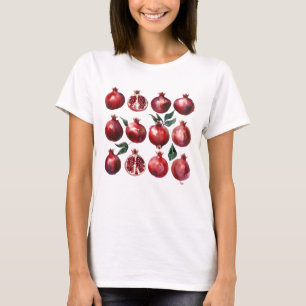 T-shirt Art aquarelle de grenade