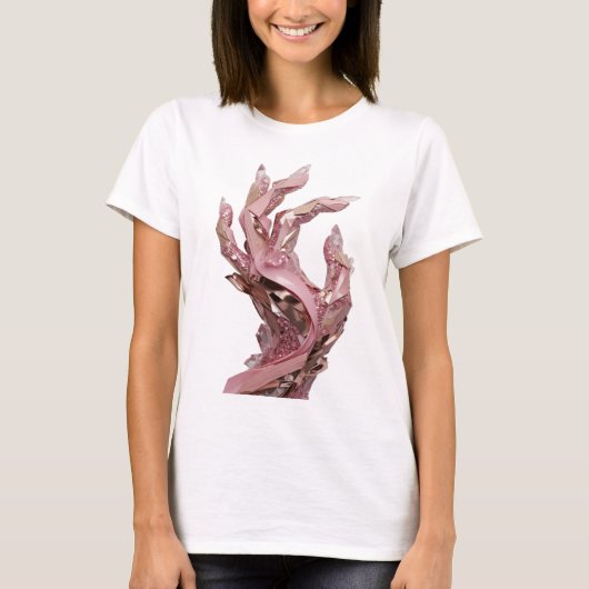 T-shirt Art argenté abstrait DESIGN MODERNE (Devant)