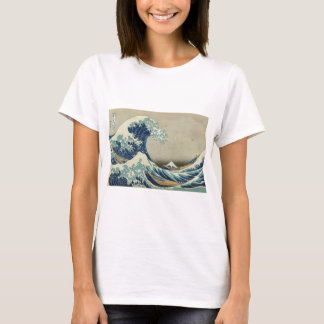 T-shirt Art asiatique - la grande vague outre de Kanagawa