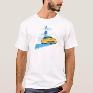 T-SHIRT ART AUTOMOBILE DE VETTE ÉLÉGANT