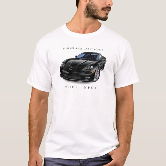 T-SHIRT ART AUTOMOBILE ÉLÉGANT Z-06 (Devant)
