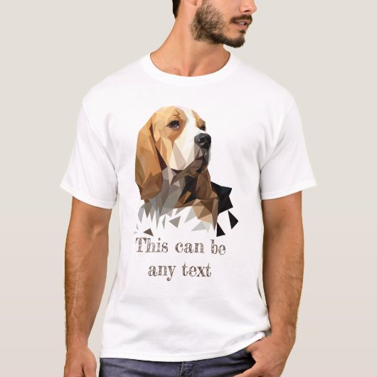T-shirt Art Beagle personnalisé exceptionnel (Devant)