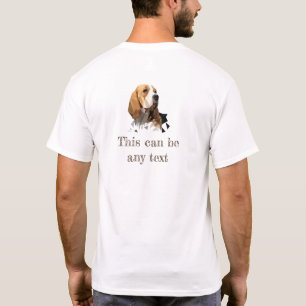 T-shirt Art Beagle personnalisé exceptionnel