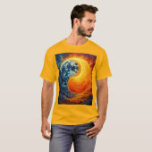 T-shirt Art Celestial Yin Yang (Devant entier)