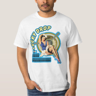 T-shirt Art chanceux de nez de 2ÈME GUERRE MONDIALE de