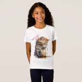 T-Shirt ART CHATON (Devant entier)