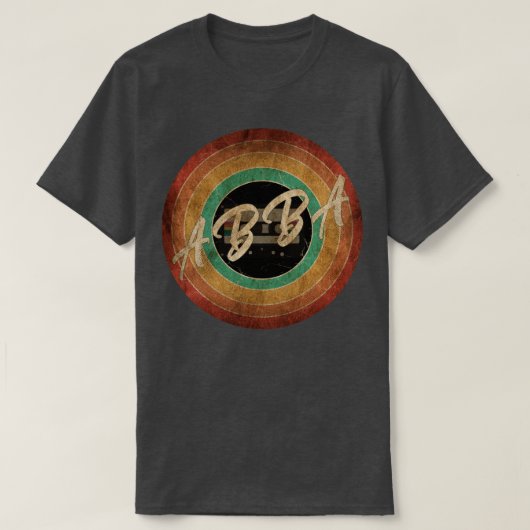 T-shirt Art circulaire Vintage ABBA (Design devant)