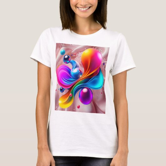 T-shirt Art Coloré  (Devant)