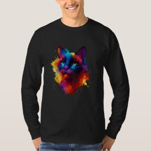 T-shirt Art coloré La Havane Brown