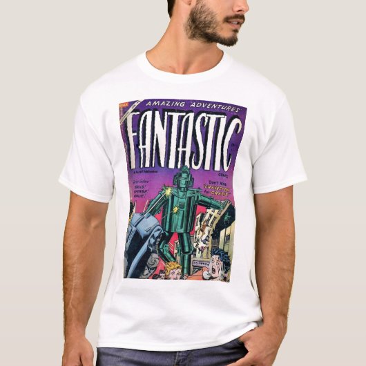 T-shirt Art comique d'âge d'or - fantastique (Devant)
