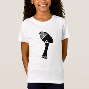 T-Shirt Art contemporain moderne abstrait de femme africai