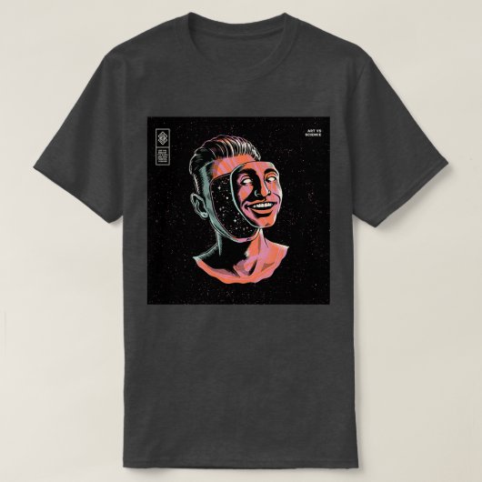 T-shirt Art contre science (Design devant)