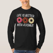 T-shirt Art cool Donut Pour Hommes Femmes Sucre Glaqué Cho (Devant)