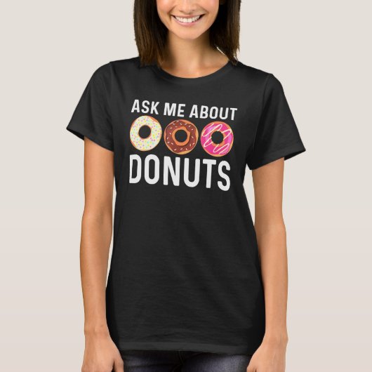T-shirt Art cool Donut Pour Hommes Femmes Sucre Glaqué Cho (Devant)