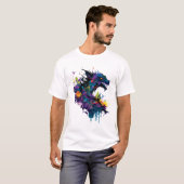 T-shirt Art cool du dragon (Devant entier)