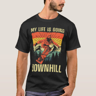 T-shirt Art cool Snowboard Pour Hommes Femmes Snowboard Sn
