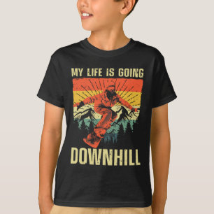T-shirt Art cool Snowboard Pour Hommes Femmes Snowboard Sn