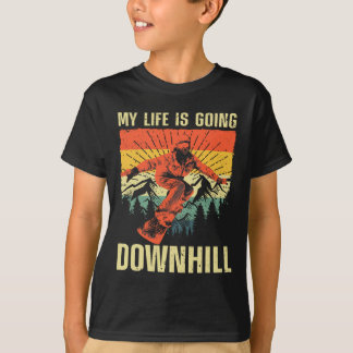 T-shirt Art cool Snowboard Pour Hommes Femmes Snowboard Sn
