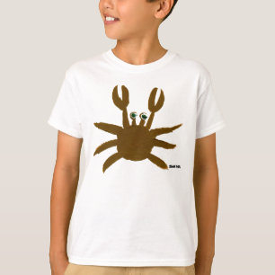 T-Shirt Art : Crabe fou vacances en bord de mer Mo