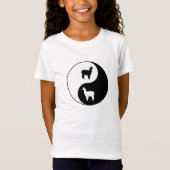 T-Shirt Art d'alpaga de Yin Yang (Devant)