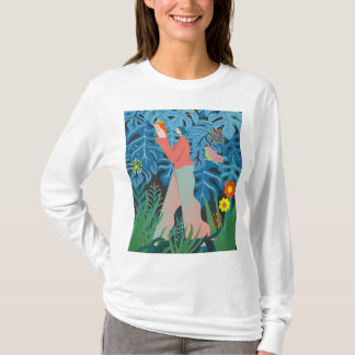 T-shirt Art, Dame du Livre.