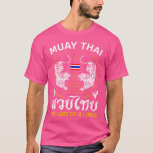 T-shirt Art De 8 Membres Sak Yant Tiger Muay Thai