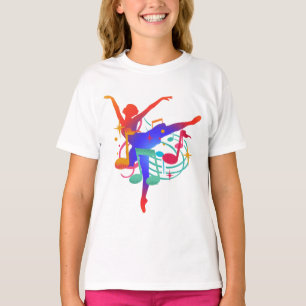 T-shirt Art de ballerine gracieux – Danse et expression