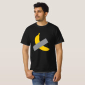 T-shirt Art de banane scotchée (Devant entier)