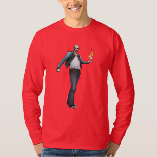 T-shirt Art de bande dessinée d'EL Diablo du peloton de